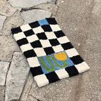 Fluffy Chessboard Carpet