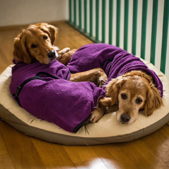 Fluffyheaven Liam Pet Bathrobe – Soft, Absorbent & Comfortable