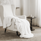FLURON – Luxurious Faux Fur Blanket with Silky Touch