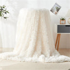FLURON – Luxurious Faux Fur Blanket with Silky Touch