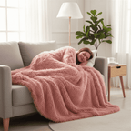 FLURON – Luxurious Faux Fur Blanket with Silky Touch