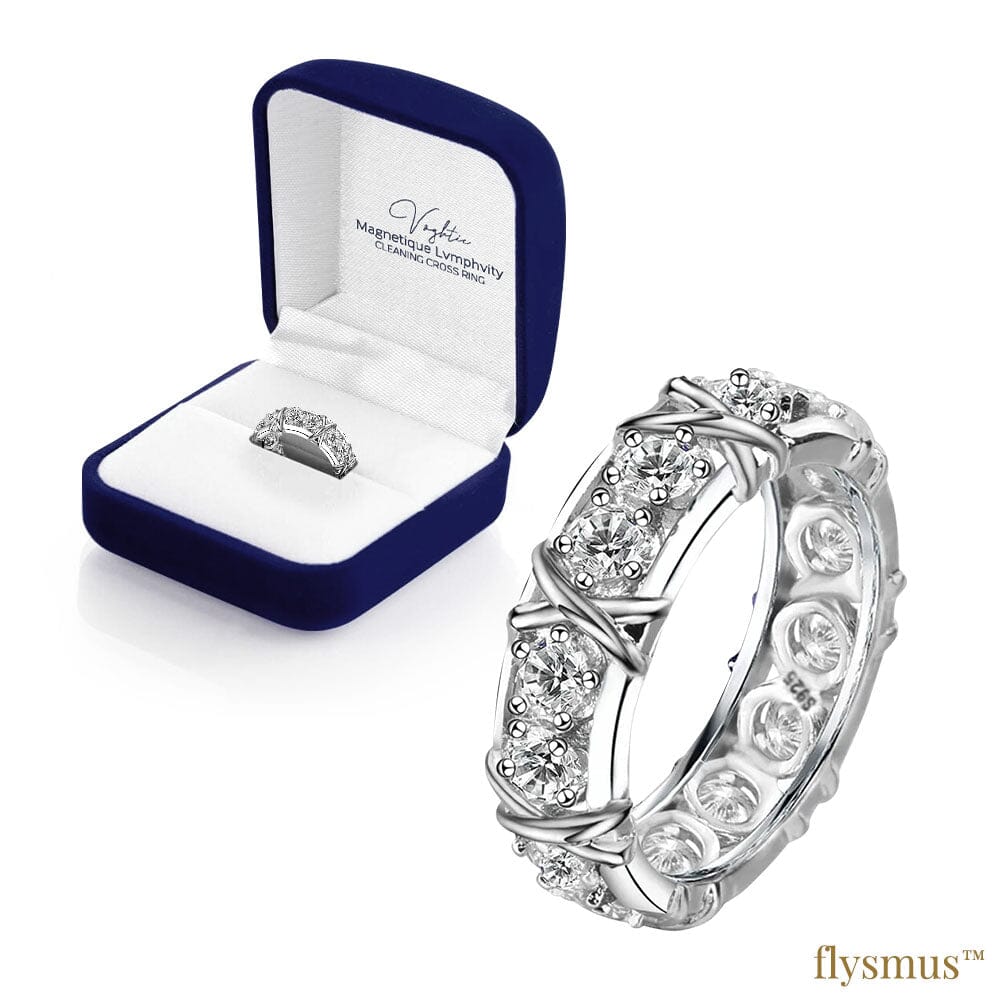 Flysmus Voghtic Magnetique Stylish Cross Decor Ring