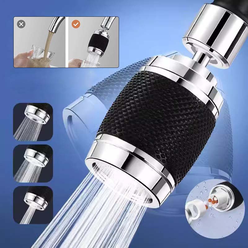 Pressure-regulated splash-proof faucet