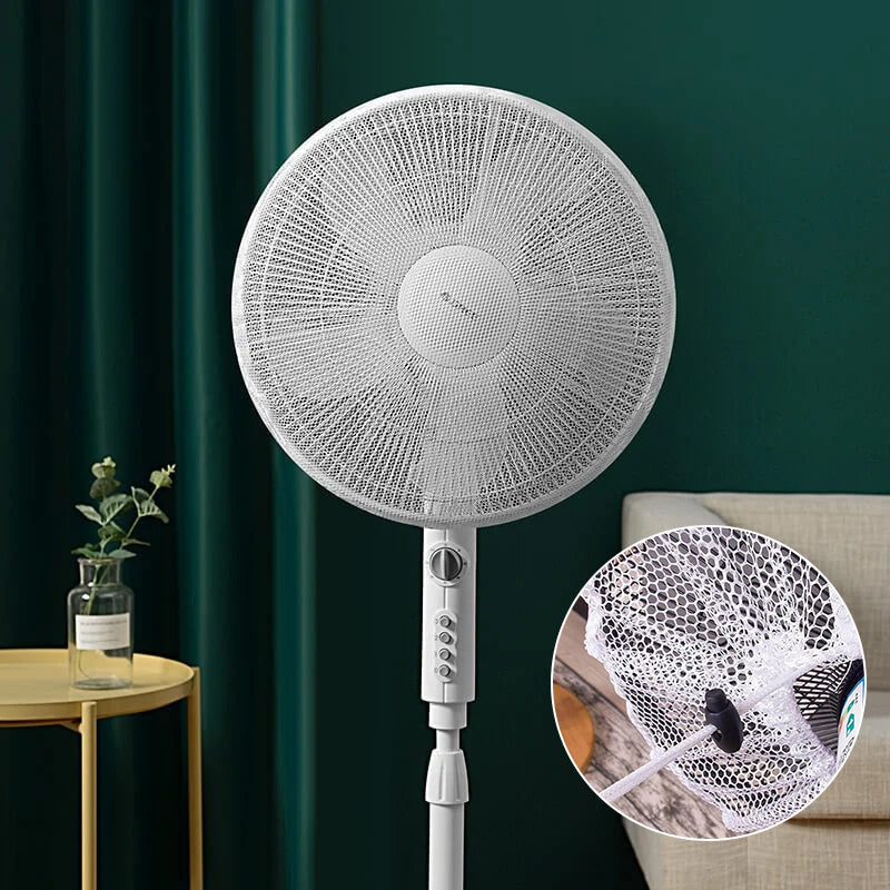Protective net for electric fans