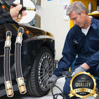 Universal flexible tire valve extensions