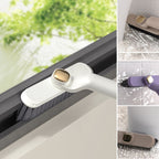 Multifunctional rotating split cleaning brush