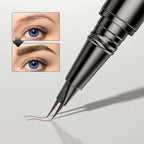 2-in-1 Dual-Ended Eyebrow Pencil with Micro-Fork Tip Applicator and Precise Brush Tip