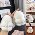 Handmade Soft Bunny PomPom Keychains (Boxed Edition)