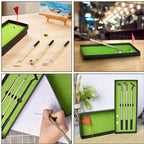 Golf gift with putting green