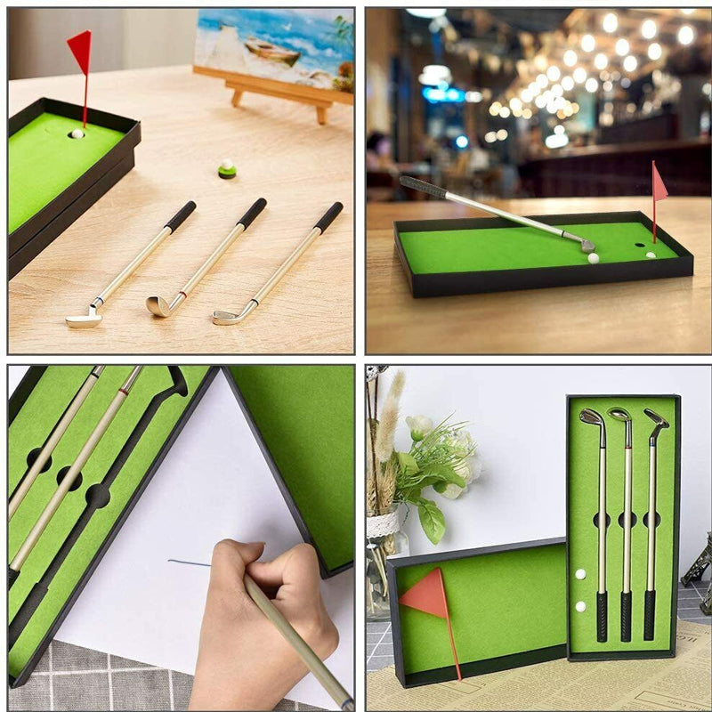 Golf gift with putting green