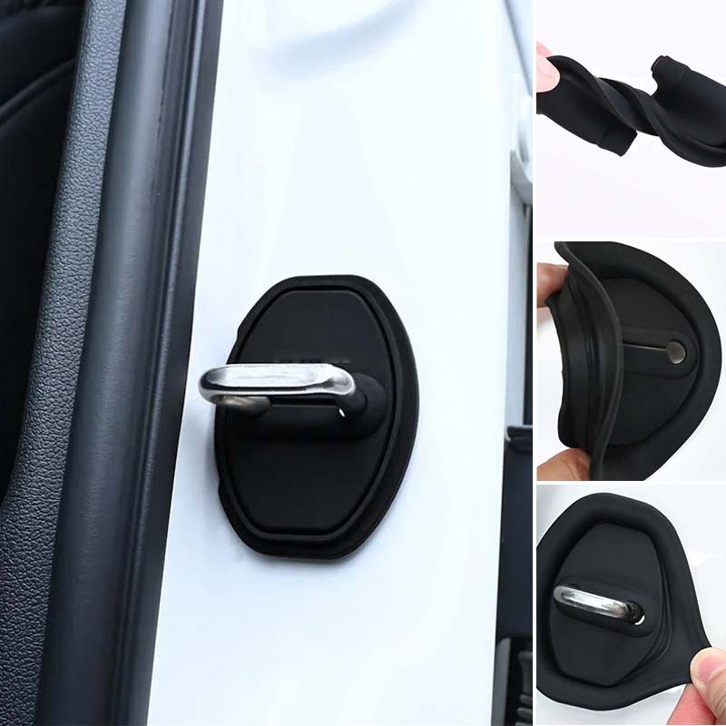 Car Silicone Door Lock Protective Cover (4PCS)