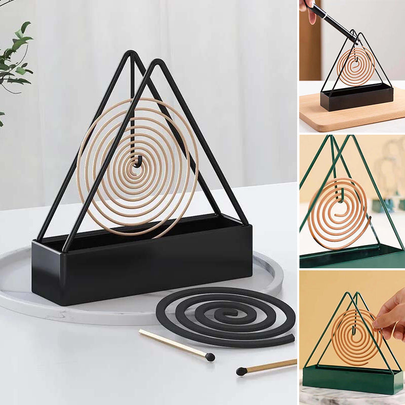 Iron triangular mosquito spool holder