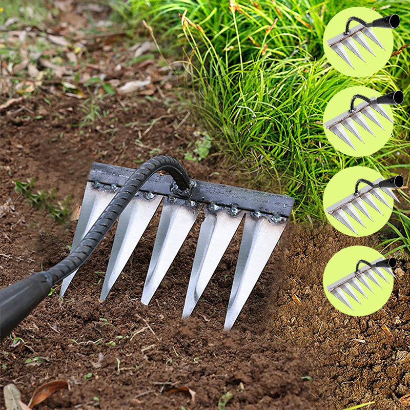 Multifunctional garden weed grabber