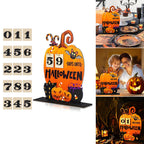 Wood Halloween Advent Calendar