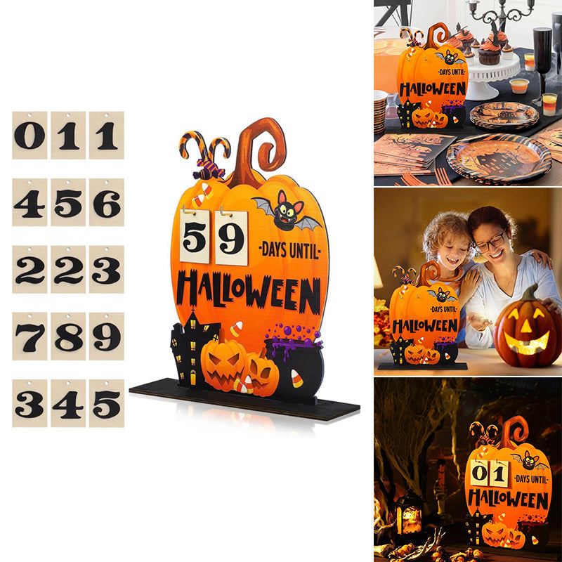 Wood Halloween Advent Calendar