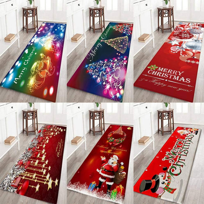 Kitchen Anti-Slip Flannel Printed Entrance Mats