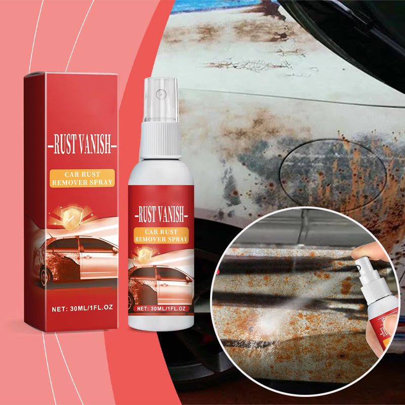 Multifunctional efficient long-lasting car rust remover spray