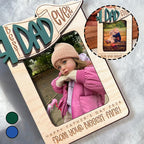 Father's Day Gift Refrigerator Photo Frame