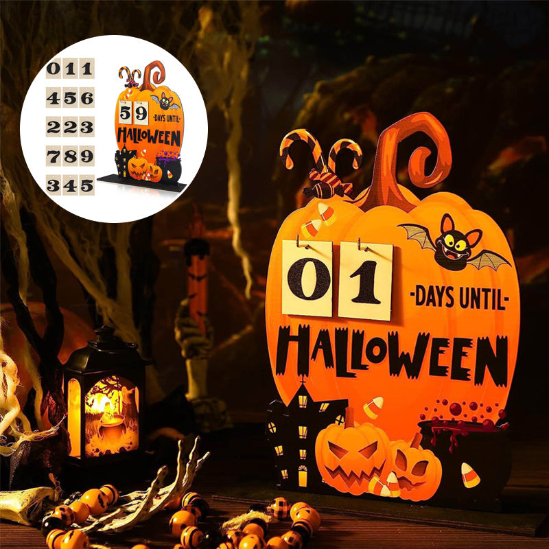 Wood Halloween Advent Calendar