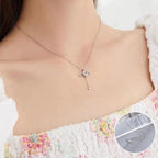 Pink Angel Wings Necklace