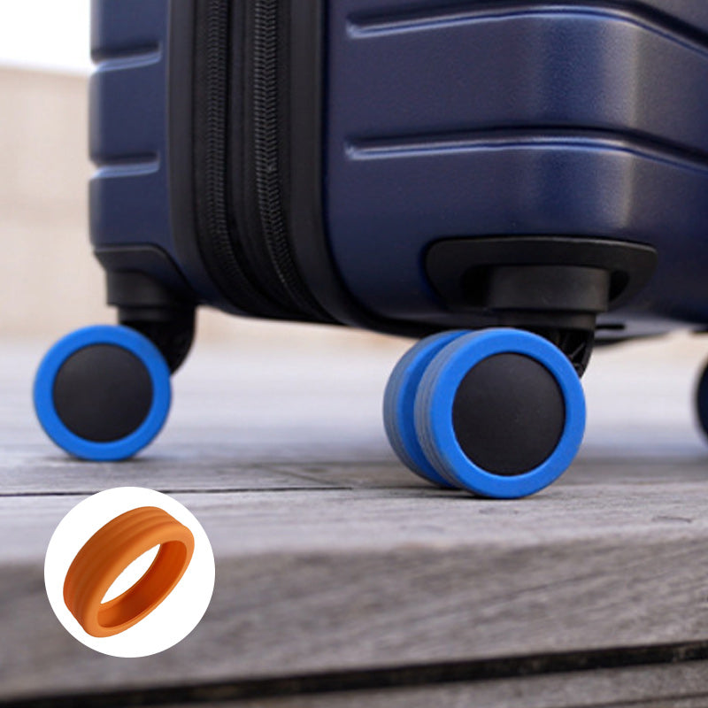 Luggage suitcase wheels cover