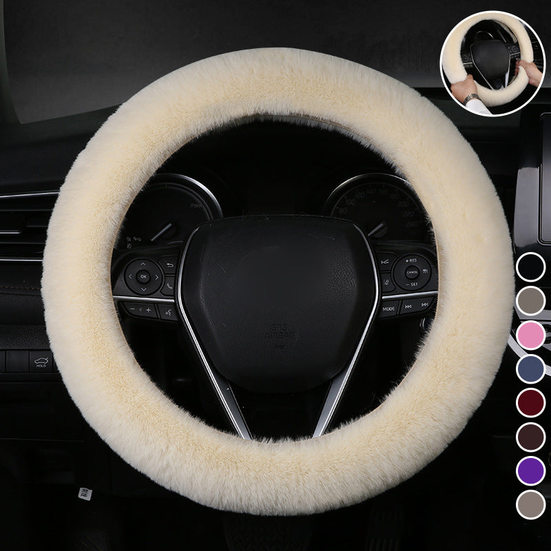 Universal Plush Steering Wheel Cover