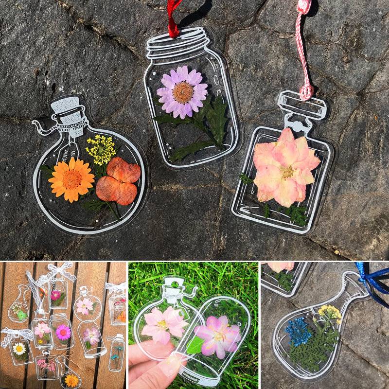 Dried Flower Bookmark Set