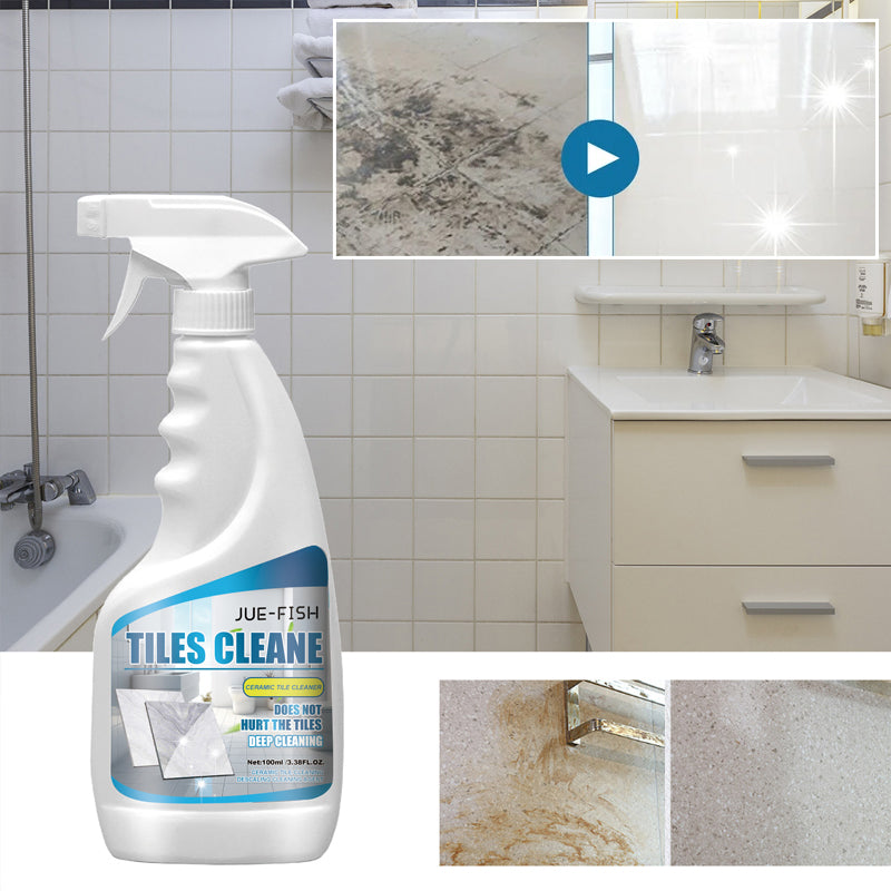 Tile joint cleaner spray device