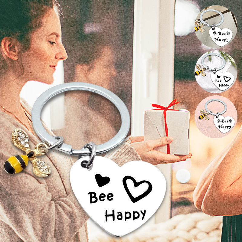 Honeybee keychain