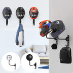 Motorcycle helmet holder