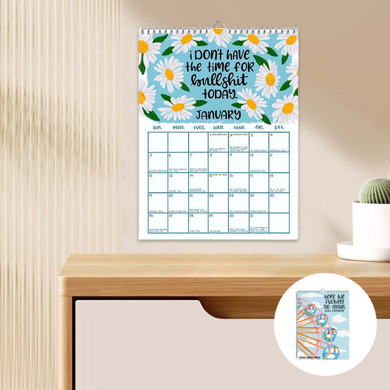 New Version - Hot Air Balloon - NOW IT STARTS AGAIN 2025 CALENDAR
