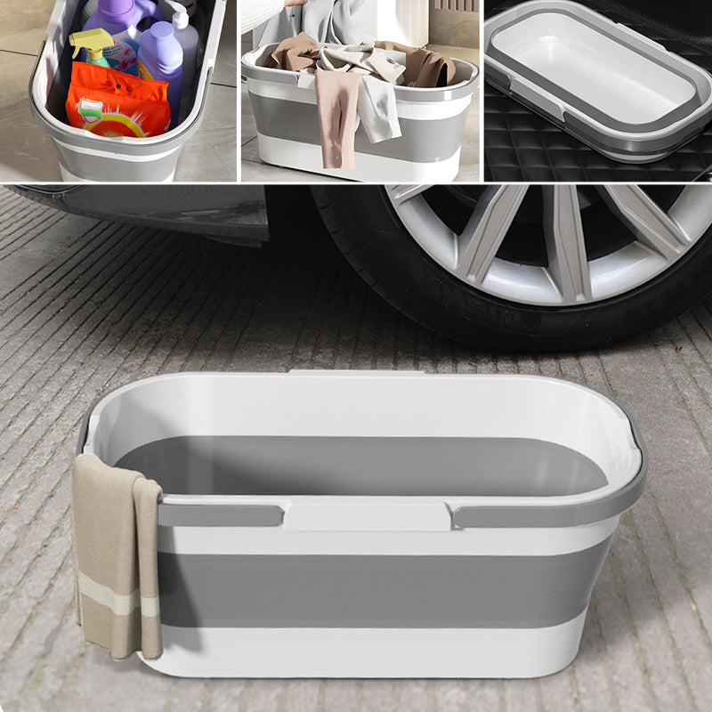 Foldable Portable Rectangular Bucket