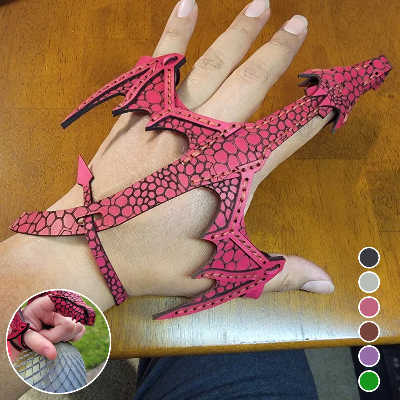 Leather Hand Dragon Bracelet