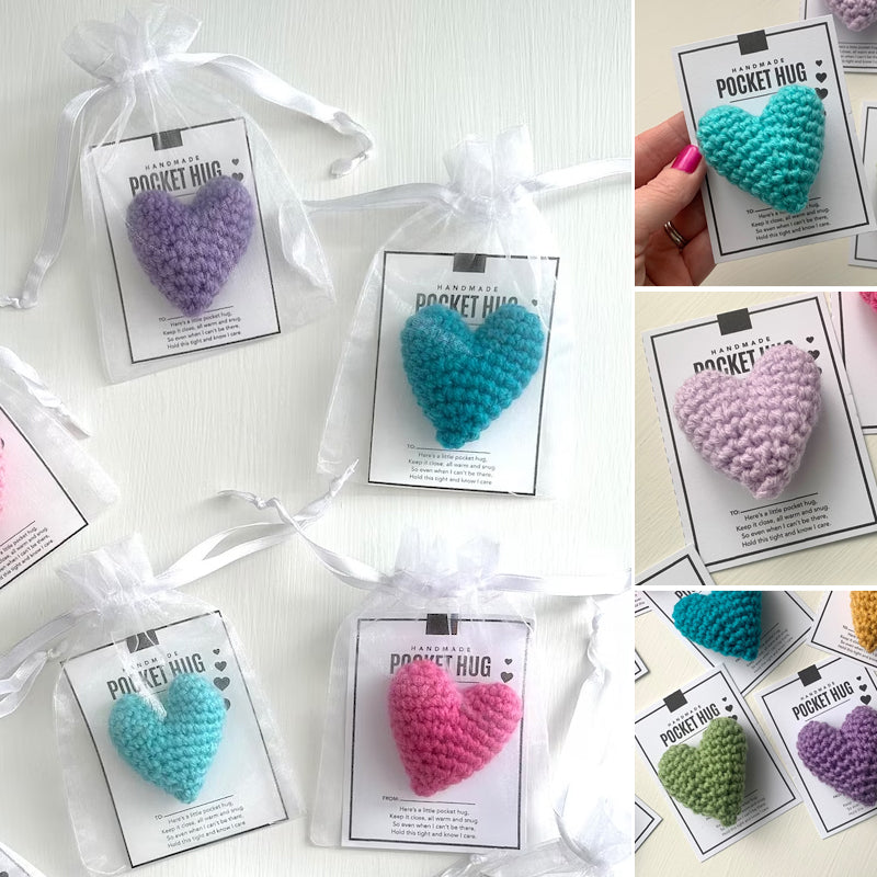Crocheted Heart Bag Hug