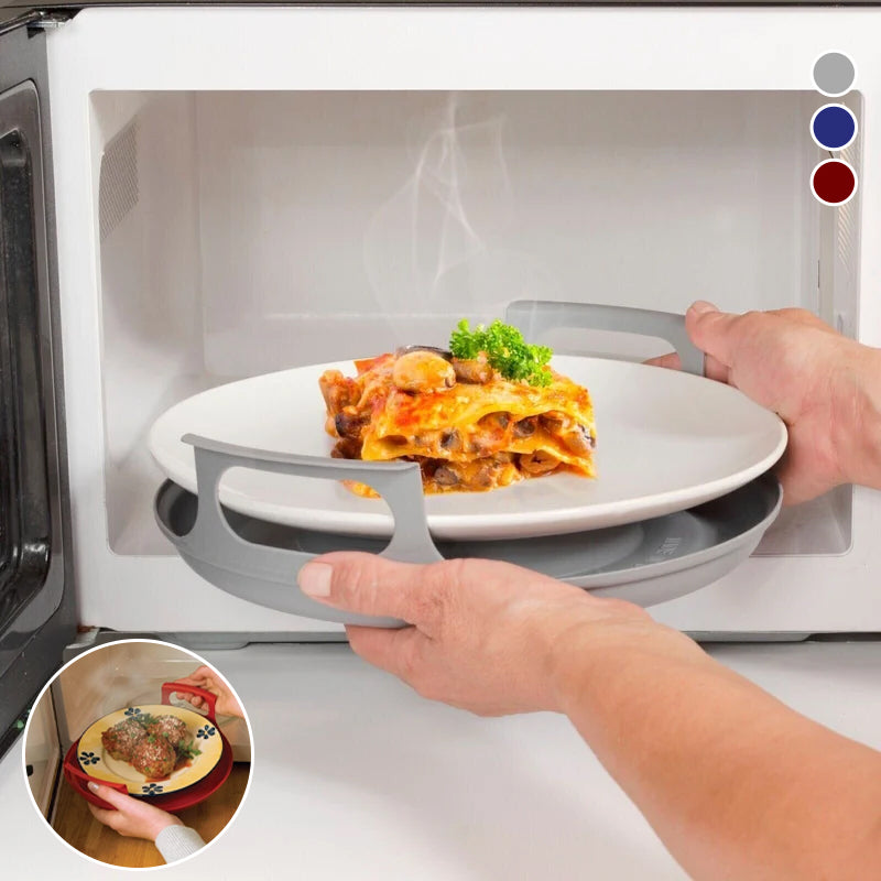 Microwave handle holder