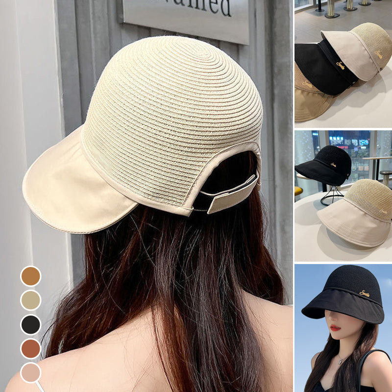 Women's sun hat with wide brim