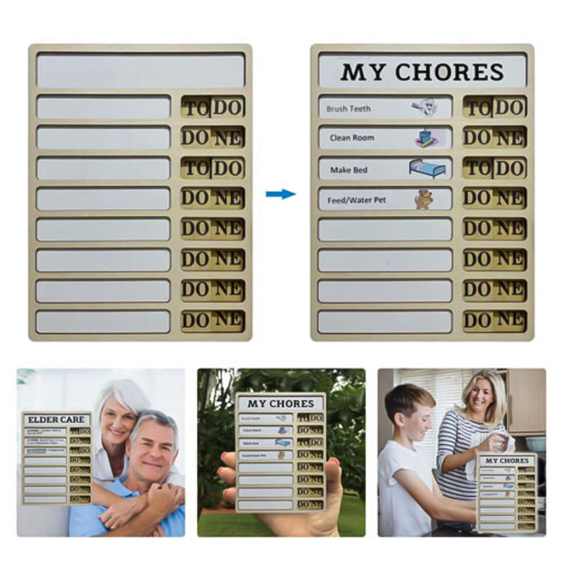 Wood Task Chart