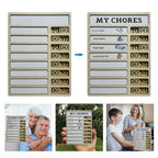 Wood Task Chart