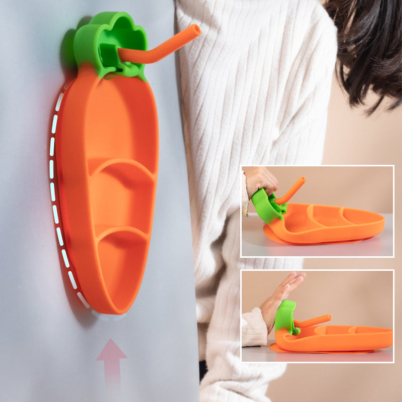 Toddler plate with suction cup