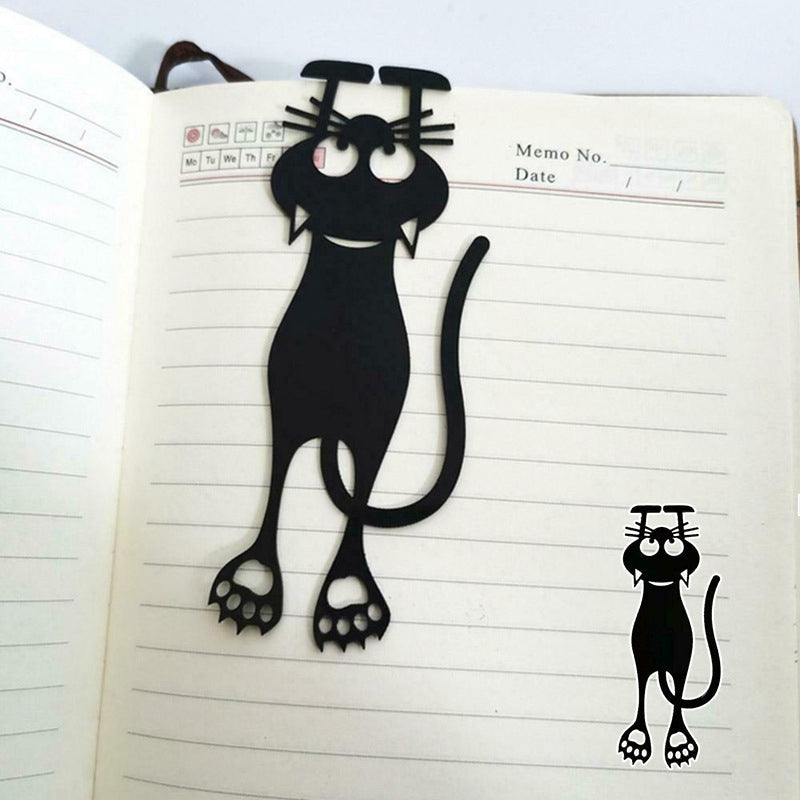 Neckline Black Cat Bookmark
