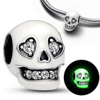Shining Glitter Skull Pendant