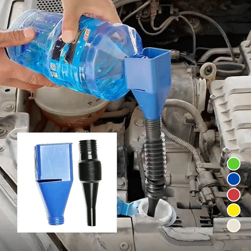 Flexible Funnel for the Draining Tool