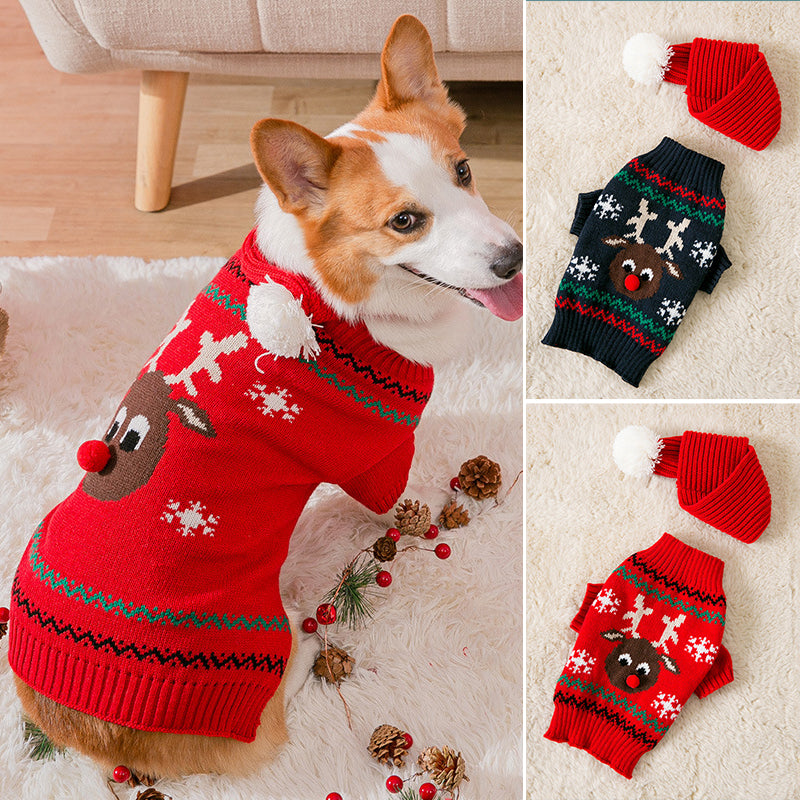Warm Christmas clothing for pets