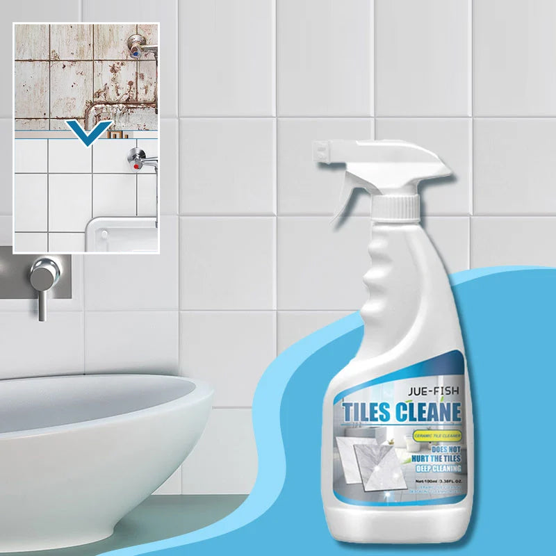 Tile joint cleaner spray device