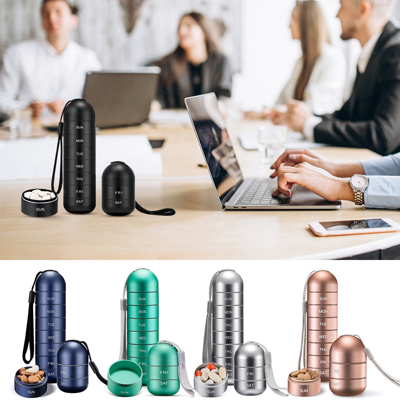 7 Days Portable Pill Organizer for Travel