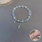 Imitation Cat's Eye Crystal Butterfly Bracelet