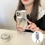 Matte Silver Ball Bracelet Air Cushion Case for iPhone