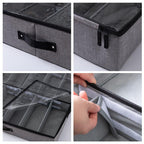 Foldable Shoe Box Organizer and Shoe Storage