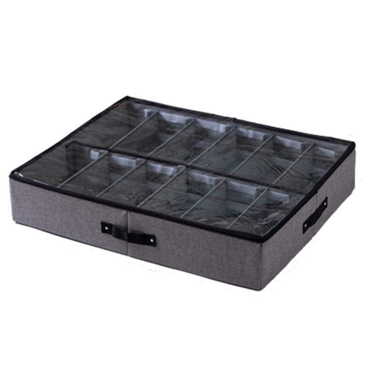 Foldable Shoe Box Organizer and Shoe Storage