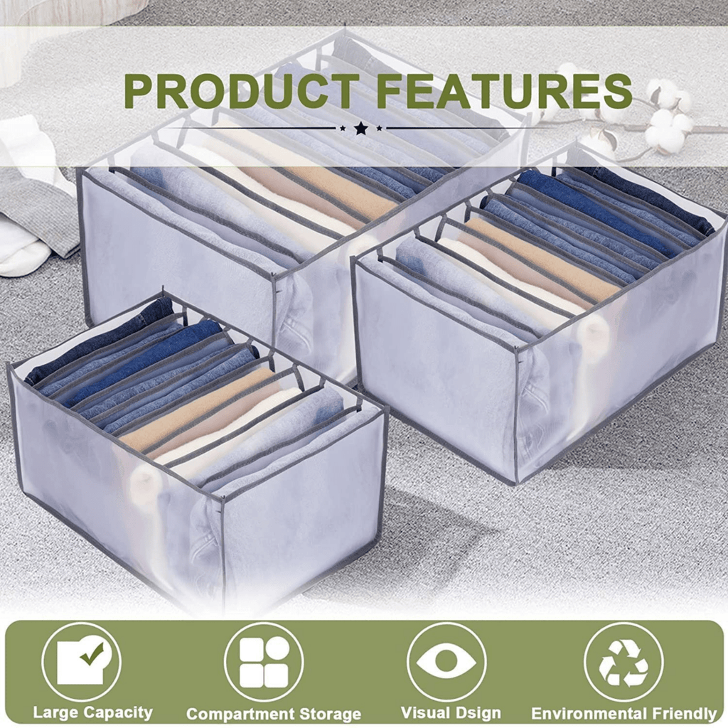 FOLDSPACE – Closet Organizer Set for Neat and Wrinkle-Free Storage